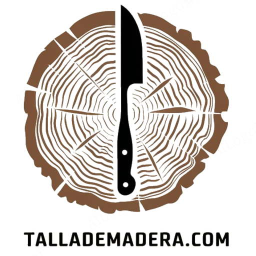 talla de madera logo
